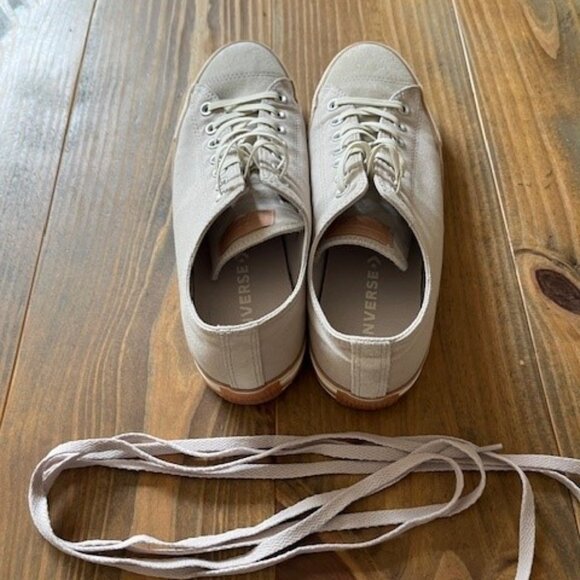 Chuck Taylor All Star Canvas & Leather - Men's 10.5 - Picture 4 of 8